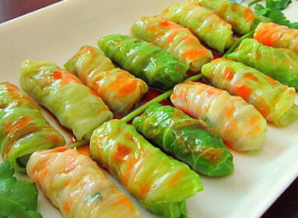 chicken-vegetable roll